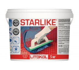 Эпоксидный состав для укладки и затирки мозаики LITOKOL STARLIKE C.450 ROSSO ORIENTE 478820004 