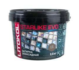 Эпоксидный состав для укладки и затирки мозаики и керамической плитки LITOKOL STARLIKE EVO S.232 CUOIO 2.5 кг 485290003 