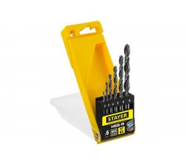 Набор сверл по металлу, HSS-R, 6 шт. Professional Stayer 29602-H6_z01 