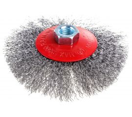 Щетка металлическая тарелка (115 мм; М14) для УШМ ON 20-05-115 