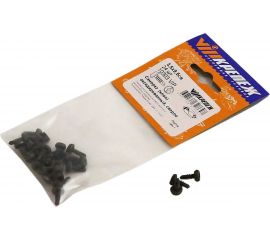 Саморез клоп VIPкрепеж чёрный, полусфера, сверло, 3.5х9.5 24 шт. 10303 VIP 