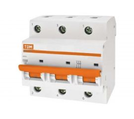 Автоматический выключатель TDM ВА47-100 3Р 32А 10кА С SQ0207-0071 