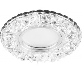 Потолочный светильник FERON 15LED 2835 SMD 4000K, MR16 50W G5.3, белый, хром, CD905 28848 