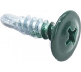 Саморезы с пресс-шайбой Госкреп 4.2х16 мм, зеленые, RAL6005, 35 шт. 1-0017300 