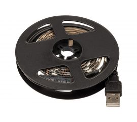 Лента с USB коннектором LAMPER LED 5В, 10 мм, IP65, SMD 5050, 60 LED/m, цвет свечения RGB 141-387 