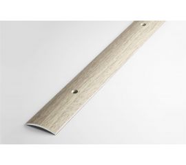 Порог прямой алюминиевый (29 мм; 0.9 м; декоративный; дуб беленый) Лука 00000001650 
