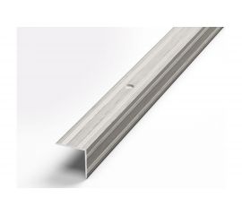 Порог угловой алюминиевый декоративный (20х20 мм, 1,8 м, Дуб арктик) ЛУКА УТ000002745 