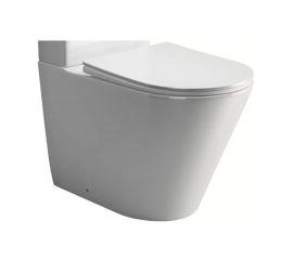 Напольная пристенная чаша унитаза Ceramica Nova HIGHLIGHT Rimless CN1802-B 