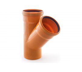 Тройник для наружной канализации RTP D 160х160 мм, 45 град 11687 