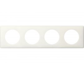 Рамка Legrand Celiane Белый глянец 4-я 066634 