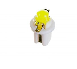 Автолампа диод SKYWAY B8.5, 1 COB диод, BAX10D, 1-контакт, белая приборная панель S08201396 