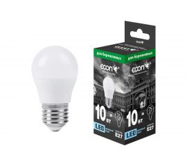 Светодиодная лампа ECON LED P 10Вт E27 4200K P45 ES 7310020 
