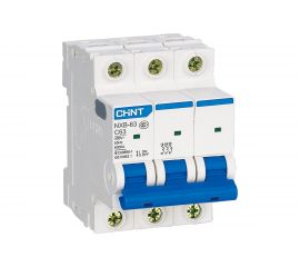 Автоматический выключатель CHINT NXB-63S 3P 16А 4.5kA характеристика C R 296827 