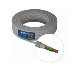 Кабель Мастер Тока NYMбм-J 3х1.5 серый 20м МТ1865 