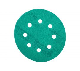 Диск шлифовальный DC341 Film Green (100 шт/уп; 125 мм; 8 отверстий; Р240) Hanko DC341.125.8.0240 