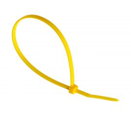 Нейлоновые стяжки FORTISFLEX КСС 3х100 желтый 100 штук 49425 