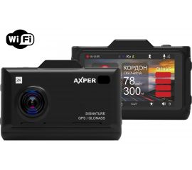 Видерегистратор, радар-детектор и GPS информер COMBO HYBRID Wi AXPER, AXCHW 