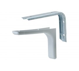 Кронштейн с декоративными накладками MFK-TORG белый L=240мм К-88 