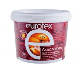 Защитно-декоративное покрытие для древесины Eurotex Аквалазурь калужница 2.5 кг 19960 