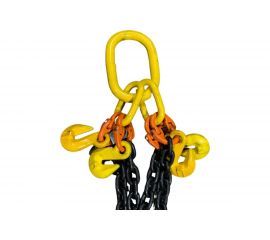 Цепной четырехветвевой строп ТРАСТ 4СЦ 4,3 т, 4000 мм (укоротители) 8 класс 4687201915522 