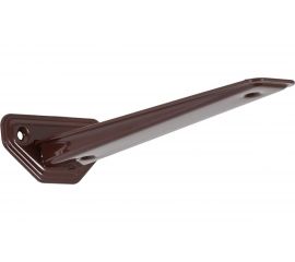 Кронштейн VORMANN 3-F-Linear 190х38 мм, оцинкованный, цвет: коричневый, 65 кг 00166 190 B 