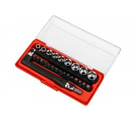 Набор головок и бит BS26 с угловым удлинителем 26 предметов DEKO 065-0513 