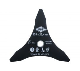 Диск DAGGER CUT (255х25.4/20 мм; 3-х лопастной) для триммеров DDE 241-444 