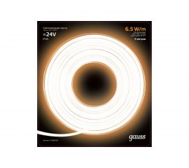 Лента Gauss LED 2835/120-SMD 6.5W 24V DC теплый белый 312000165 