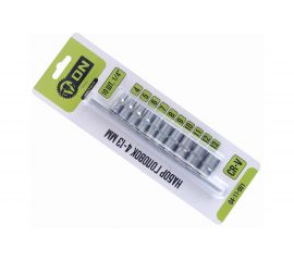 Набор головок (10 шт, 4-13 мм, 1/4"", Cr-V) ON 04-11-001 