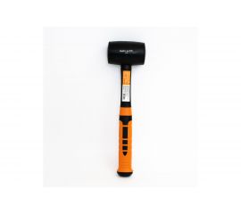 Киянка BOHRER 680 г, рукоятка фиберглас с резиновым покрытием, круглый боек, черная резина 45013268 