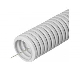 Гофрированная труба Промрукав ПВХ легкая 350 Н серая д16 50м PR.011631м 