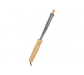 Паяльник ОНЛАЙТ OSE-Pes01-100W-CP дерево, клин прямой 80846 