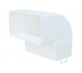 Колено вертикальное для прямоугольных воздуховодов (60x120 мм; 90°) ВИЕНТО В612КВП 