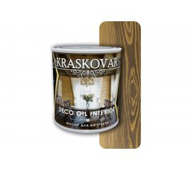 Масло для интерьера Kraskovar Deco Oil Interior орех 0,75л 1098 