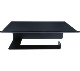 Держатель для туалетной бумаги EMBODIMENT с полкой для хранения, черный EMB-TP-B-B 