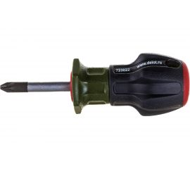 Отвертка Дело Техники c трехкомпонентной рукояткой РZ2×38 мм 723022 