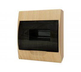 Распределительный навесной щит EKF ЩРН-П- 8 PROxima IP41 светлое дерево SQpb40-n-8-light 