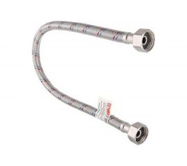Гибкая подводка для воды (150 см; 1/2""; гайка-гайка) VALTEC VTf.001.IS.0404150 