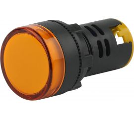 Лампа ЭРА AD22DS(LED)матрица, d=22мм, желтый, 12В, AC/DC, 10/1000/12000 Б0045604 