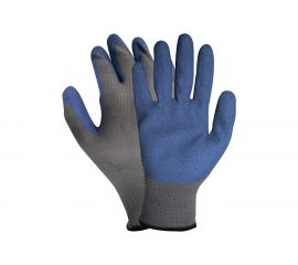 Нейлоновые перчатки с рифленым латексным покрытием РемоКолор 24-2-018 