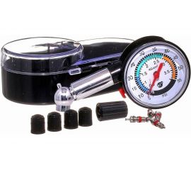 Механический манометр A2DM кейс, набор золотников с колпачками, экстрактор 121002 