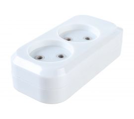 Колодка 2P 10А c защитой от детей Electraline 82112 