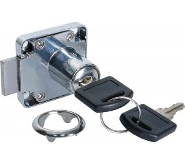 Мебельный замок Левша 138 никель У8-9229 