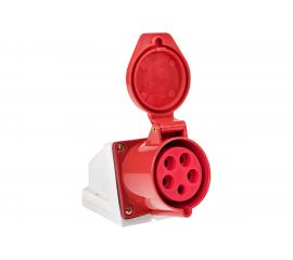 Розетка наружной установки EKF 32A 3P+Е+N 380В IP44 125 ps-125-32-380 