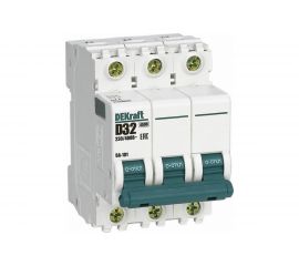Автоматический модульный выключатель Schneider Electric 3п D 32А 4.5кА ВА-101 11129DEK 