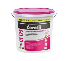 Штукатурка силикатно-силиконовая ""Короед"" CT 175 (2.0 мм; база; 25 кг) 1/24 CERESIT 29921 