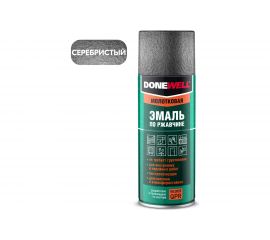 Молотковая эмаль по ржавчине DONEWELL серебристая 520 мл DW-3001 