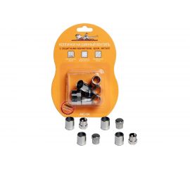 Колпачки на шинный вентиль Airline с защитными манжетами AVC-04 