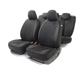 Авточехлы ALCANTARA AUTOPROFI ALC-1505 BK/BK 