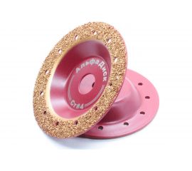 Диск обдирочно-шлифовальный по дереву и другим материалам плоский Strong № 4 NORMAL 125х22.2 мм Альфадиск 7031 